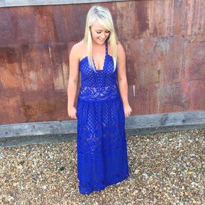 BCBGMax Azria Women's Christel Knit Evening Dress WITH POCKETS